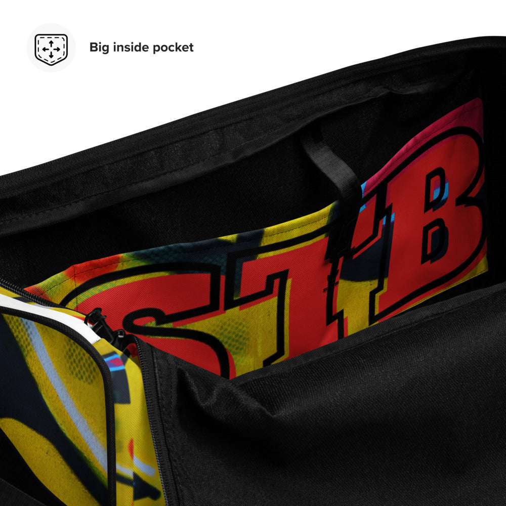 DSTB Daddys Secret Tool Box Yellow Tail Rabbit Logo Duffle bag