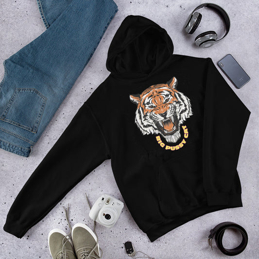 Big Pussy Cat Hoodie by Daddys Secret Toolbox