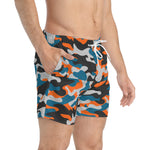 Camouflage Swim Trunks - Sedona Pattern Quick Dry Beachwear