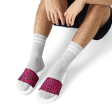 Pink Leopard Slide Sandals