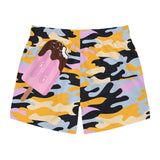 Camouflage Swim Trunks - Melted Icee Design - Quick Dry