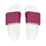 Pink Leopard Slide Sandals
