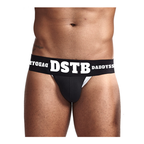 Black Jockstrap White accents