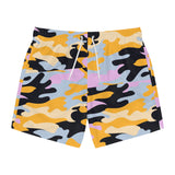 Camouflage Swim Trunks - Melted Icee Design - Quick Dry