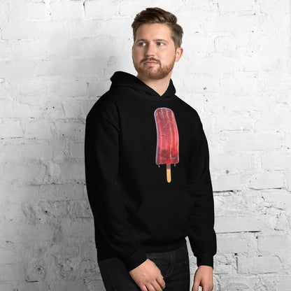 Daddy's Secret Toolbox Big Stick Hoodie perfect for cold nights and hot sessions. Red Flavor popsicle.