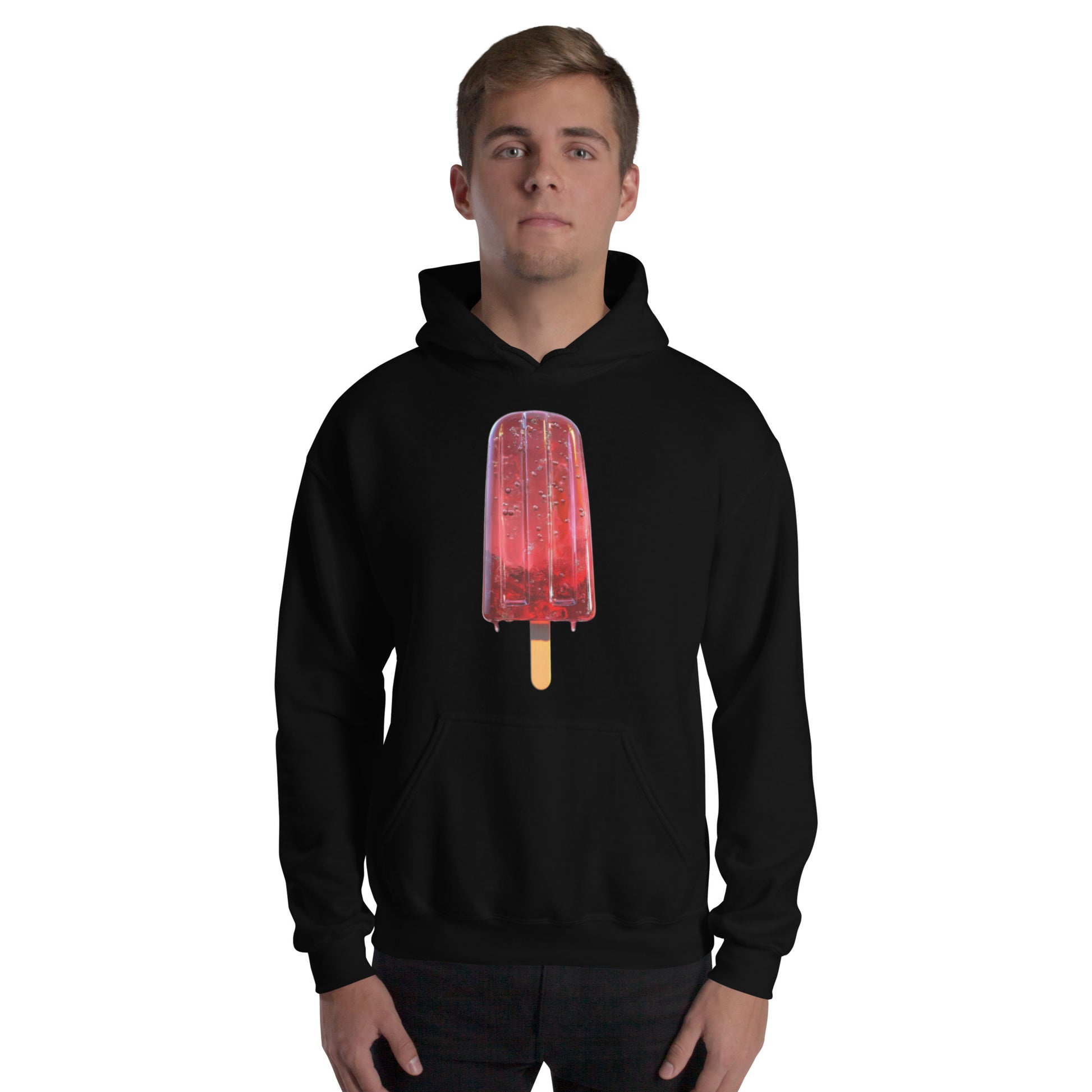 Daddy's Secret Toolbox Big Stick Hoodie perfect for cold nights and hot sessions. Red Flavor popsicle.