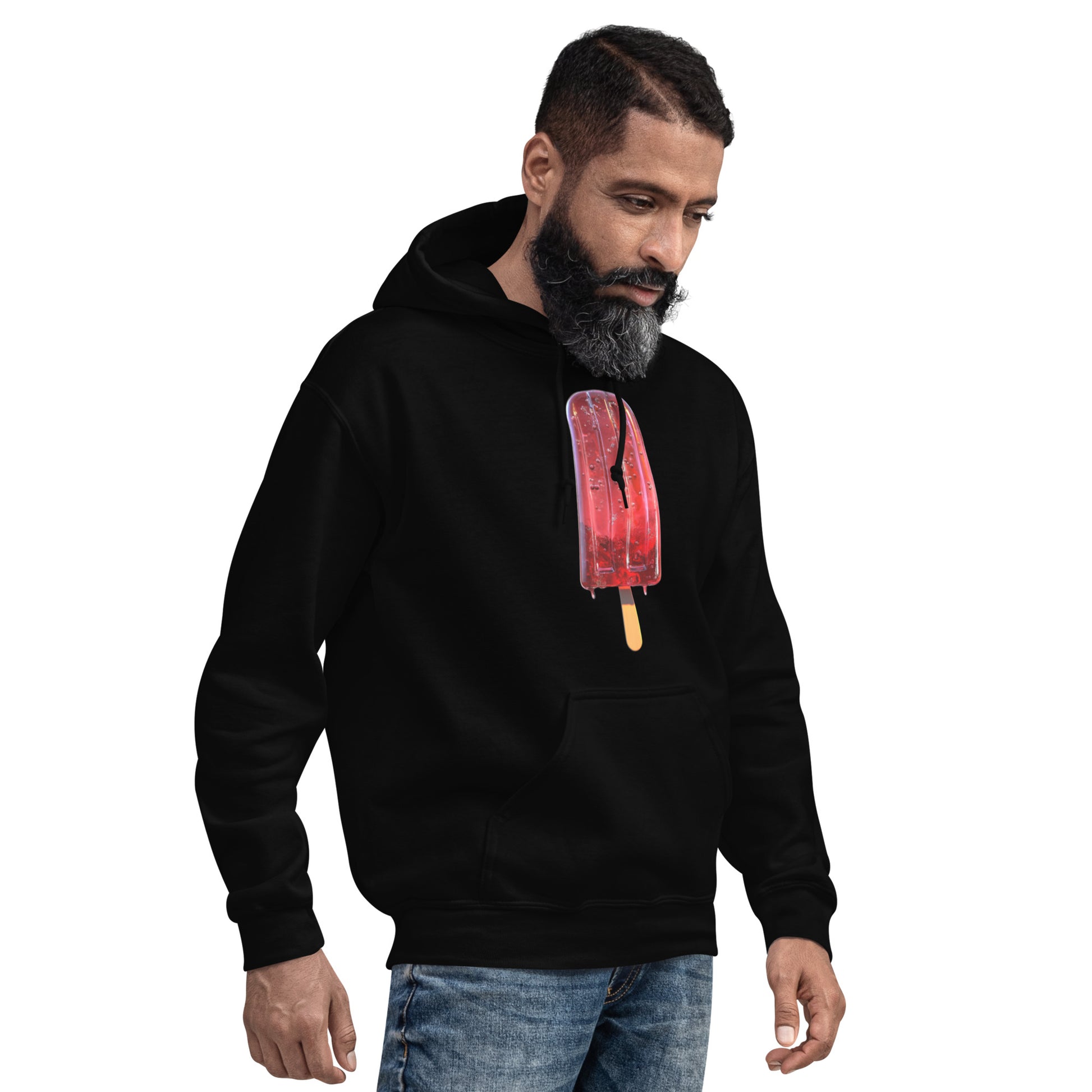 Daddy's Secret Toolbox Big Stick Hoodie perfect for cold nights and hot sessions. Red Flavor popsicle.