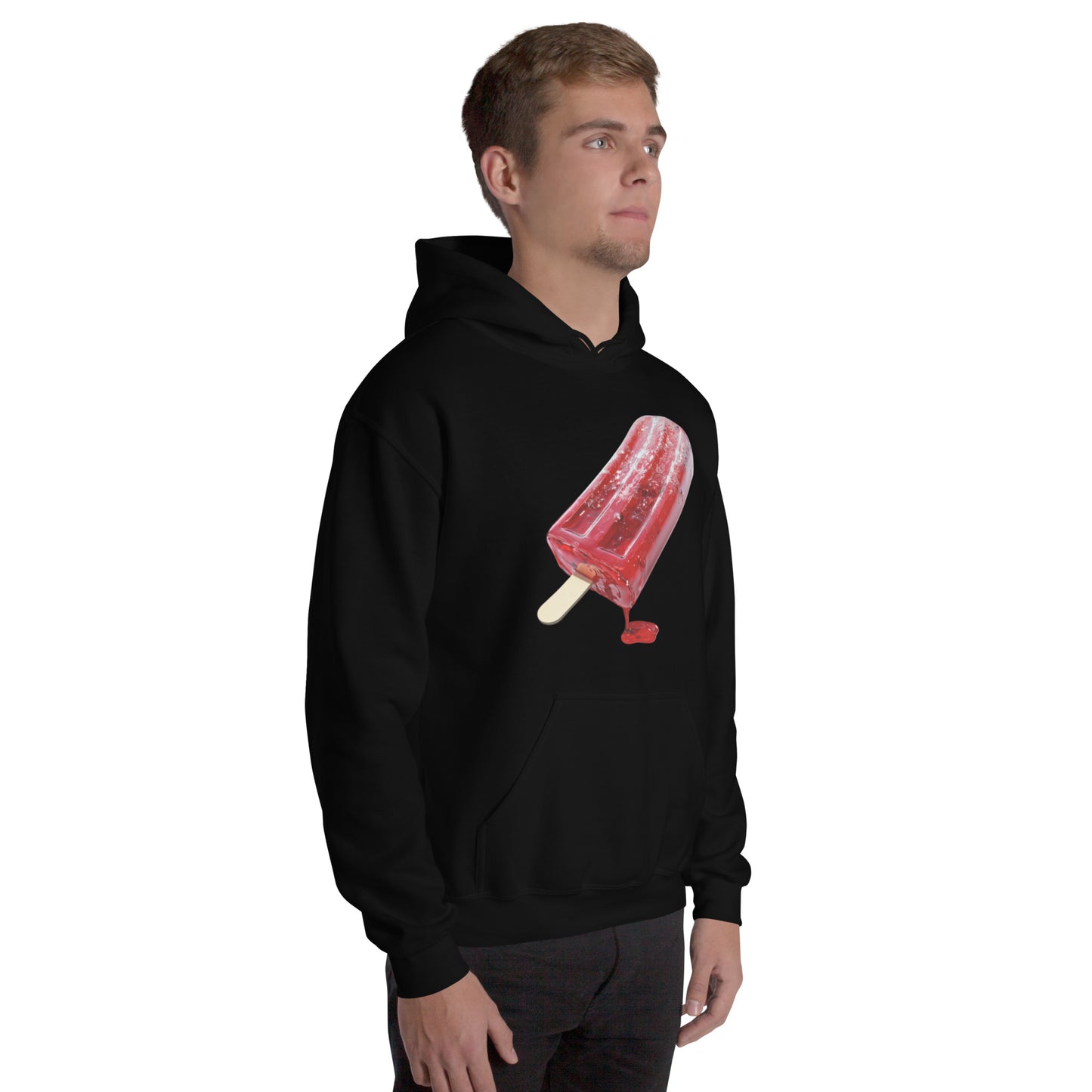 Daddy's Secret Toolbox Iceee Love Stick Drip Hoodie perfect for cold nights and hot sessions. Red popsicle.