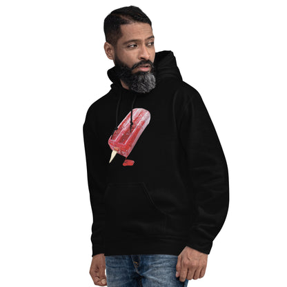 Daddy's Secret Toolbox Iceee Love Stick Drip Hoodie perfect for cold nights and hot sessions. Red popsicle.