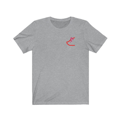Pig Logo with Back Design Jersey Short Sleeve Tee