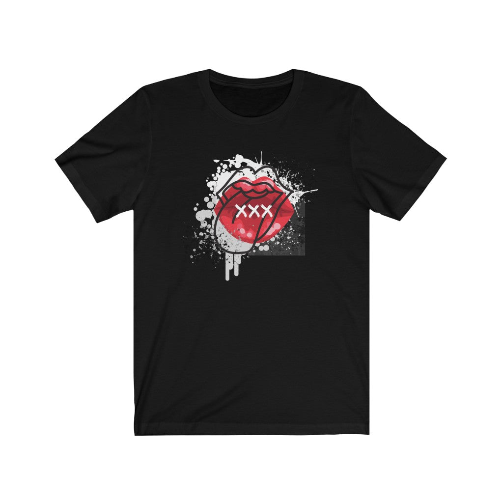 Our Tongue Kiss Jersey Short Sleeve Tee is a classic take on a rocker style look. Shop now at DaddysSecretToolbox.com.