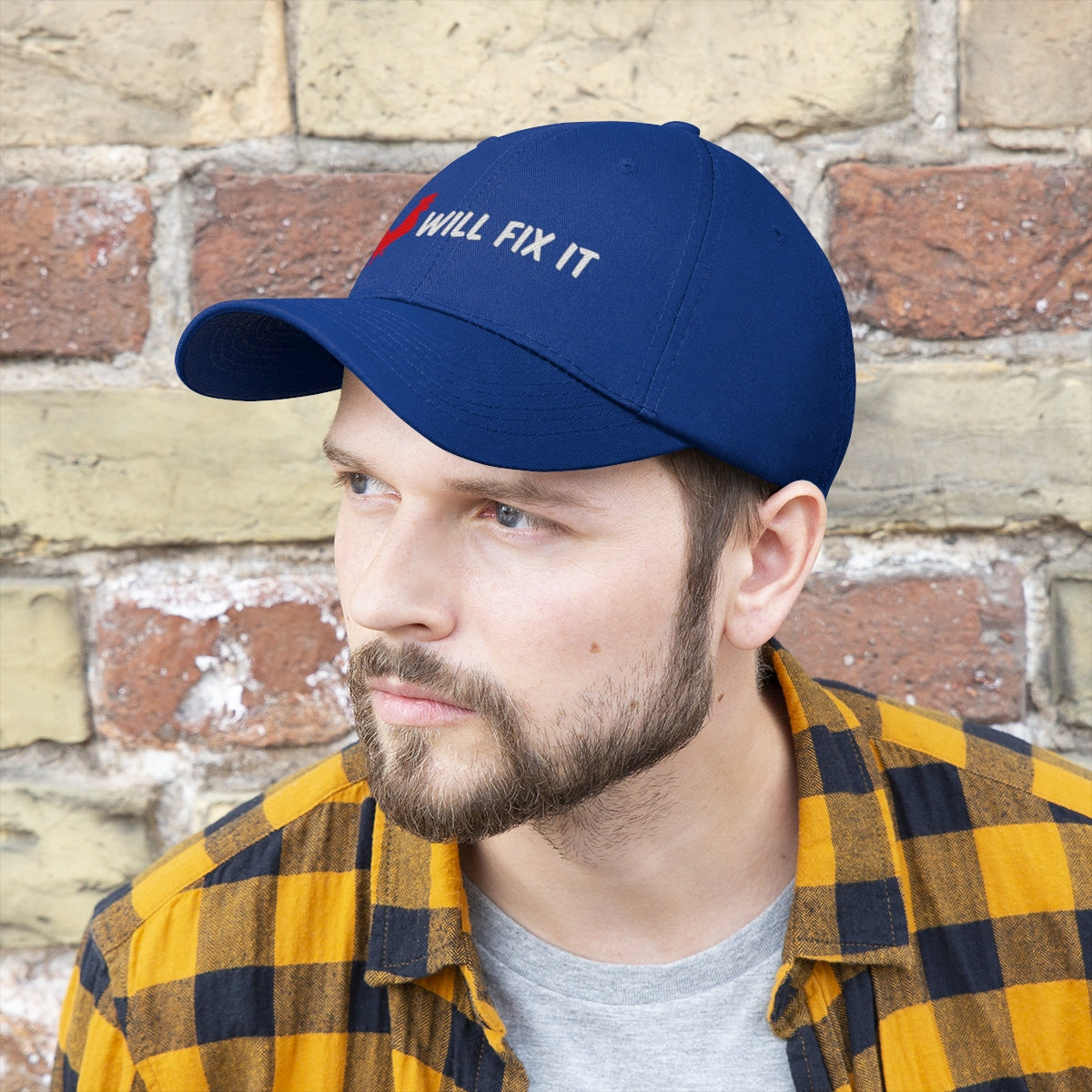 ROOSTER WILL FIX IT Unisex Twill Hat