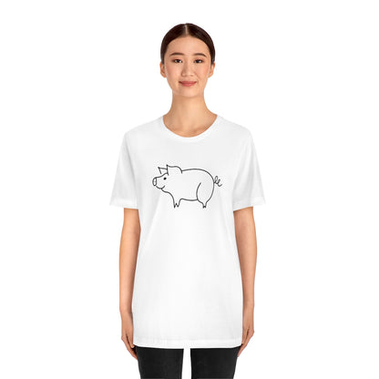 Pig Unisex Jersey Short Sleeve Tee
