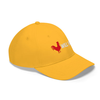ROOSTER WILL FIX IT Unisex Twill Hat