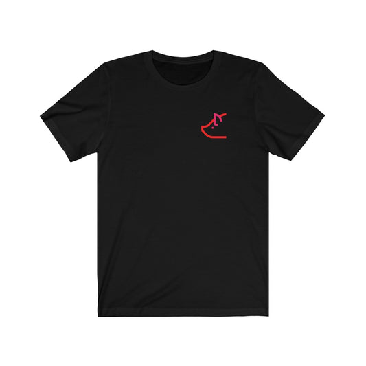 Pig Logo with Back Design Jersey Short Sleeve Tee