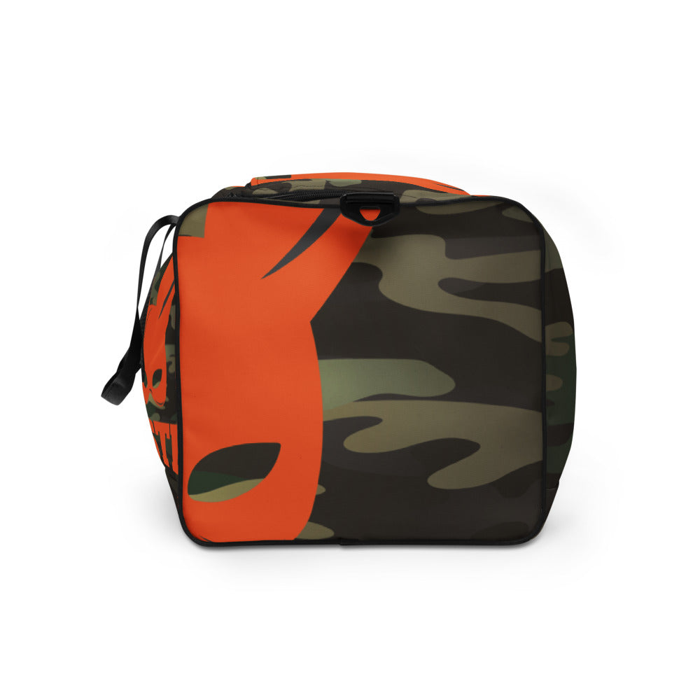 DSTB Daddys Secret Tool Box Orange Camo Rabbit Logo Duffle bag