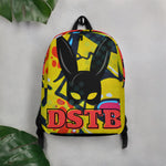 DSTB Daddy's Secret Tool Box Yellow Tail Rabbit Logo Minimalist Backpack
