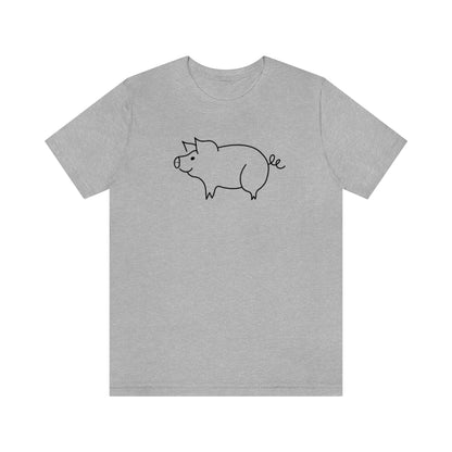 Pig Unisex Jersey Short Sleeve Tee
