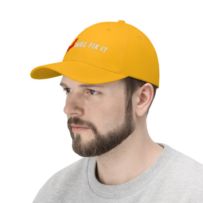 ROOSTER WILL FIX IT Unisex Twill Hat