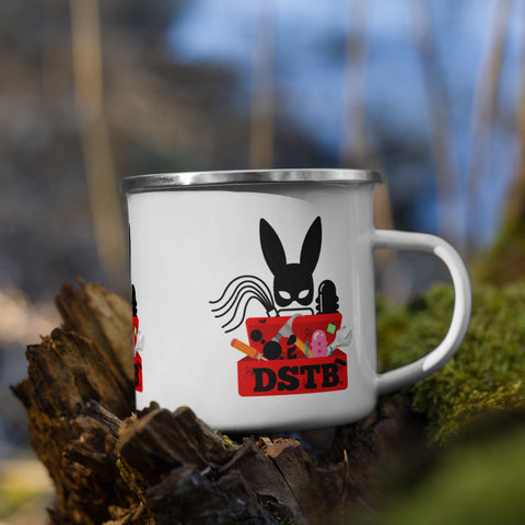 DSTB Daddy's Secret Tool Box Rabbit x Toolbox Logo Enamel Mug