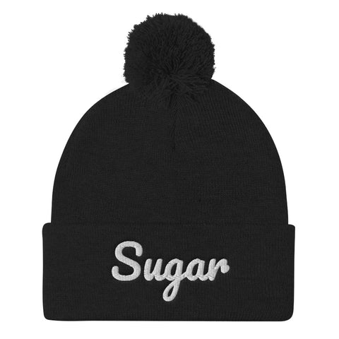 Sugar Pom Pom Knit Cap