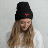 Red Rooster Cuffed Beanie