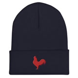 Red Rooster Cuffed Beanie