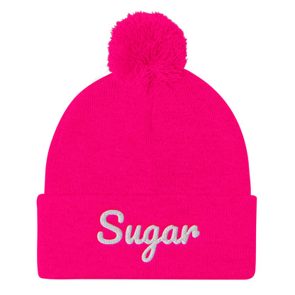 Sugar Pom Pom Knit Cap