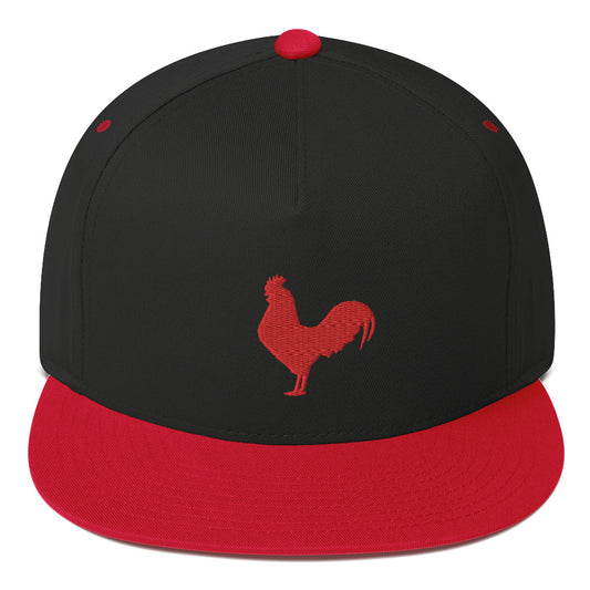 Red Rooster Flat Bill Cap