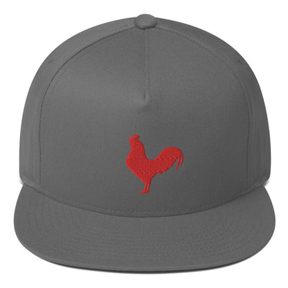 Red Rooster Flat Bill Cap