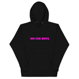 No Fuck Boys allowed. Keep the fuck boys over there. Don't bring no fuck boys over here. No fuck boys hoodie. Fuck boys hoodie. No Fuck boys makes a great gift. No Fuck Boys Hot pink hoodie. 