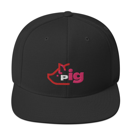 Pig Insignia Logo Snapback Hat