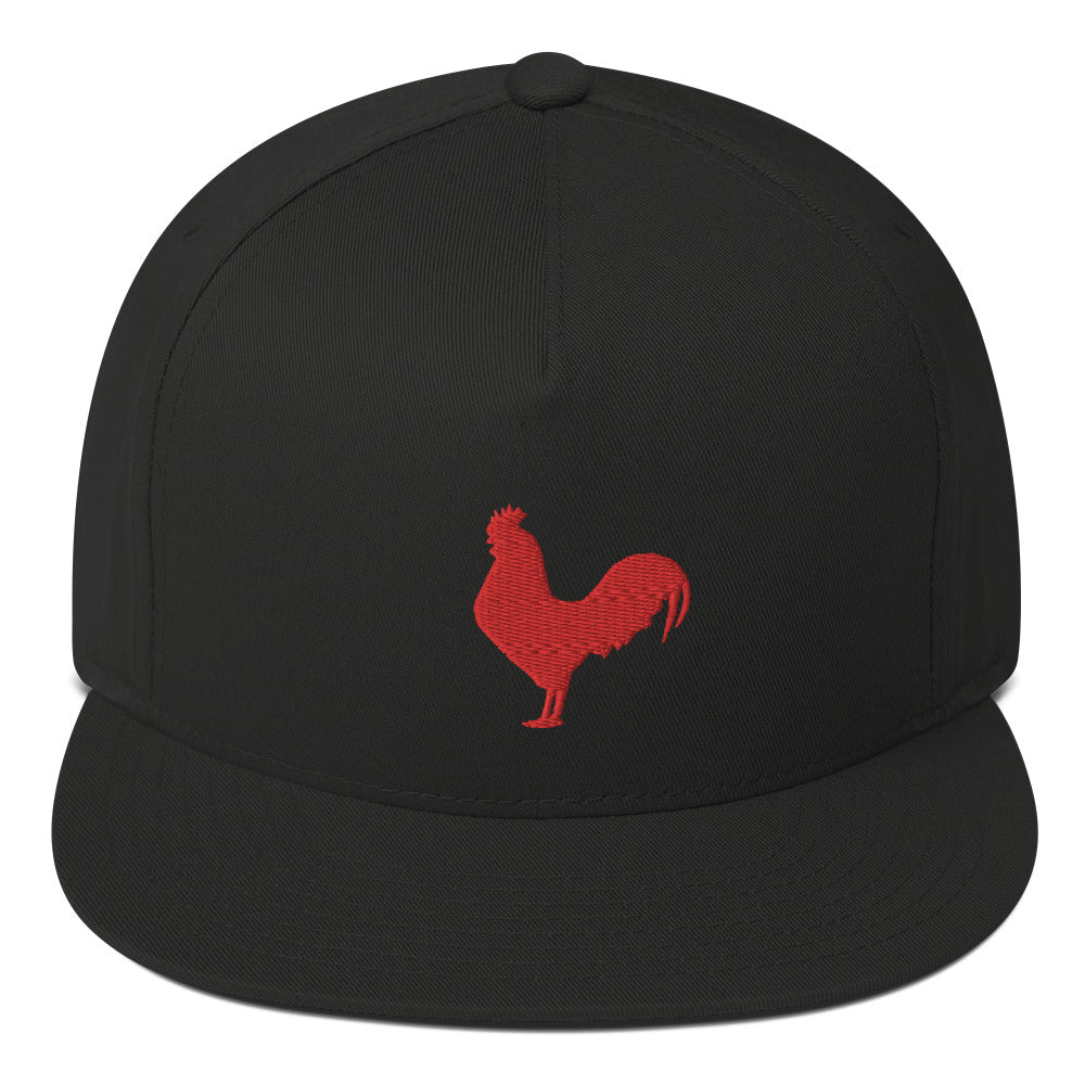 Red Rooster Flat Bill Cap