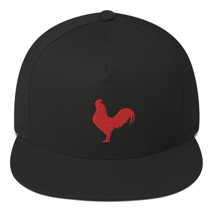 Red Rooster Flat Bill Cap
