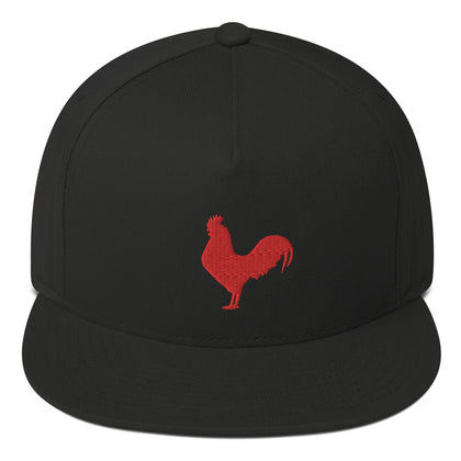 Red Rooster Flat Bill Cap