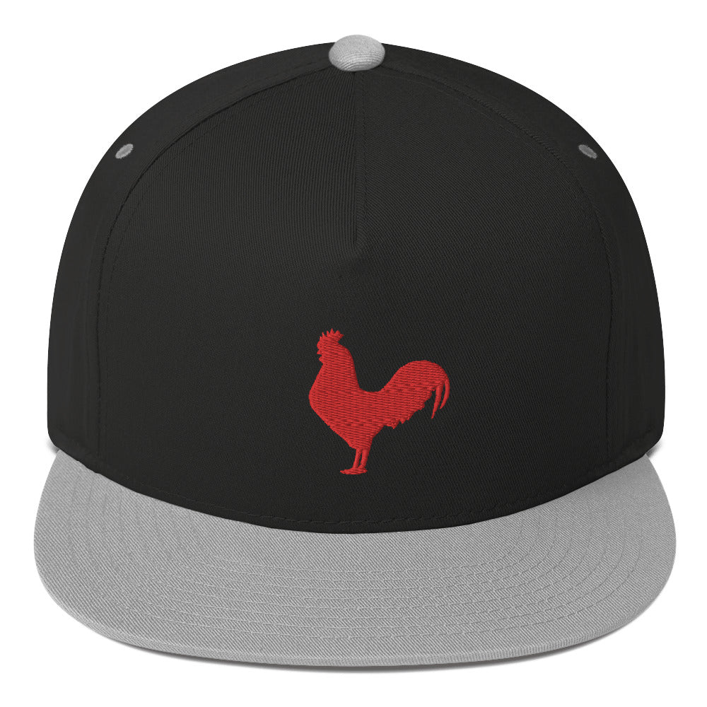 Red Rooster Flat Bill Cap