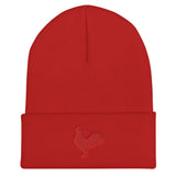 Red Rooster Cuffed Beanie