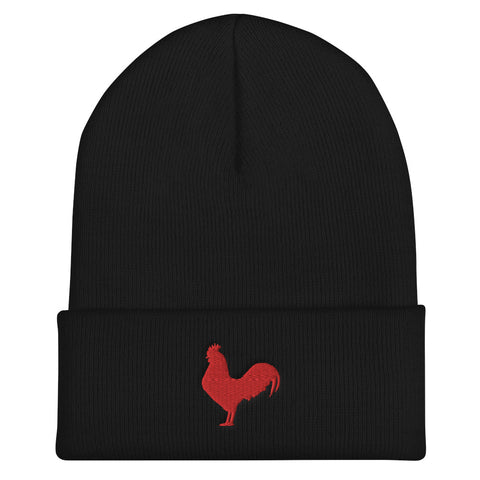 Red Rooster Cuffed Beanie