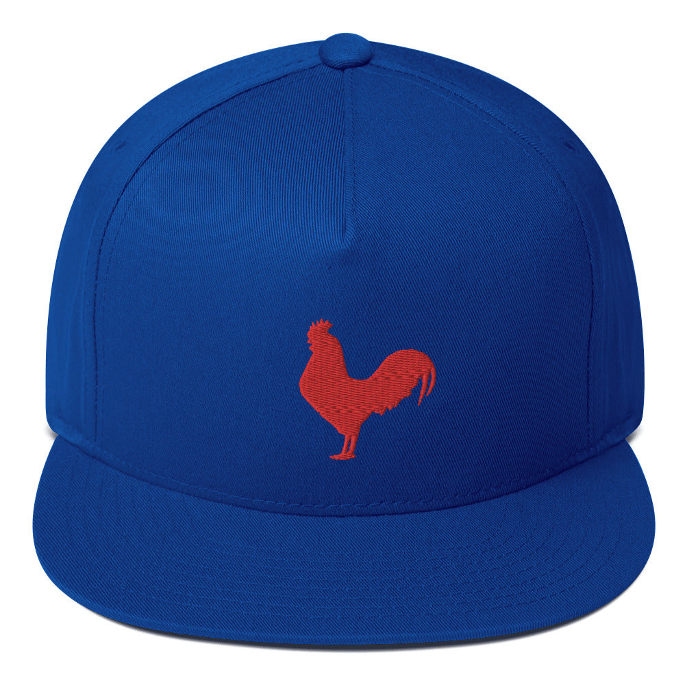 Red Rooster Flat Bill Cap