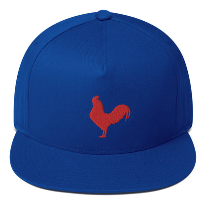 Red Rooster Flat Bill Cap