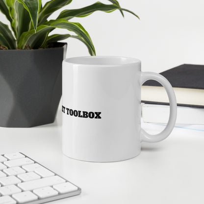 Daddys Secret ToolBox White glossy mug