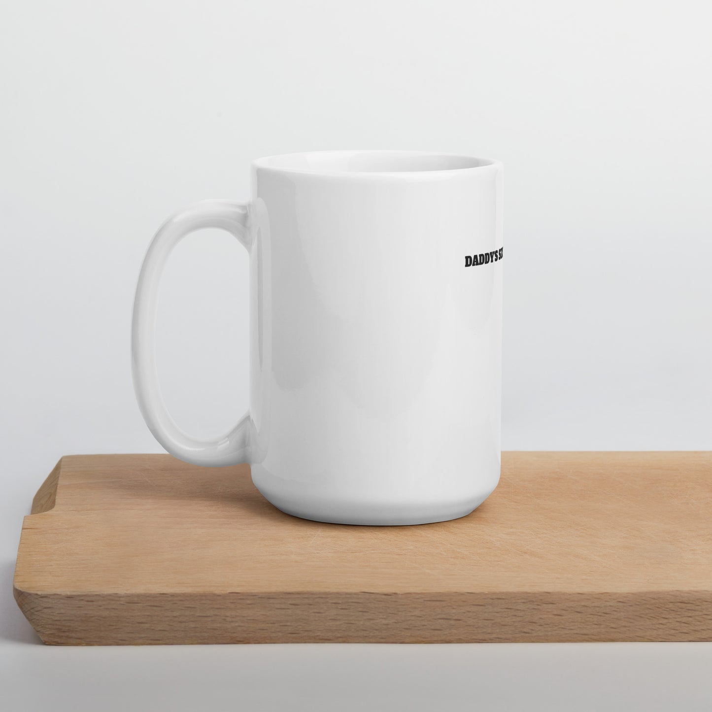 Daddys Secret ToolBox White glossy mug